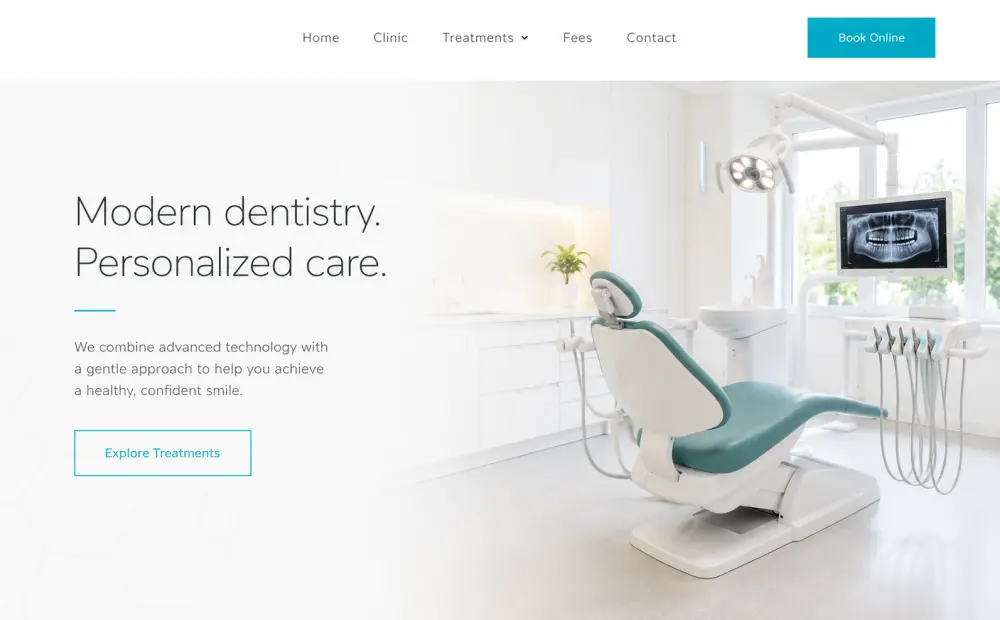 Dr. Lucie  — concept website preview